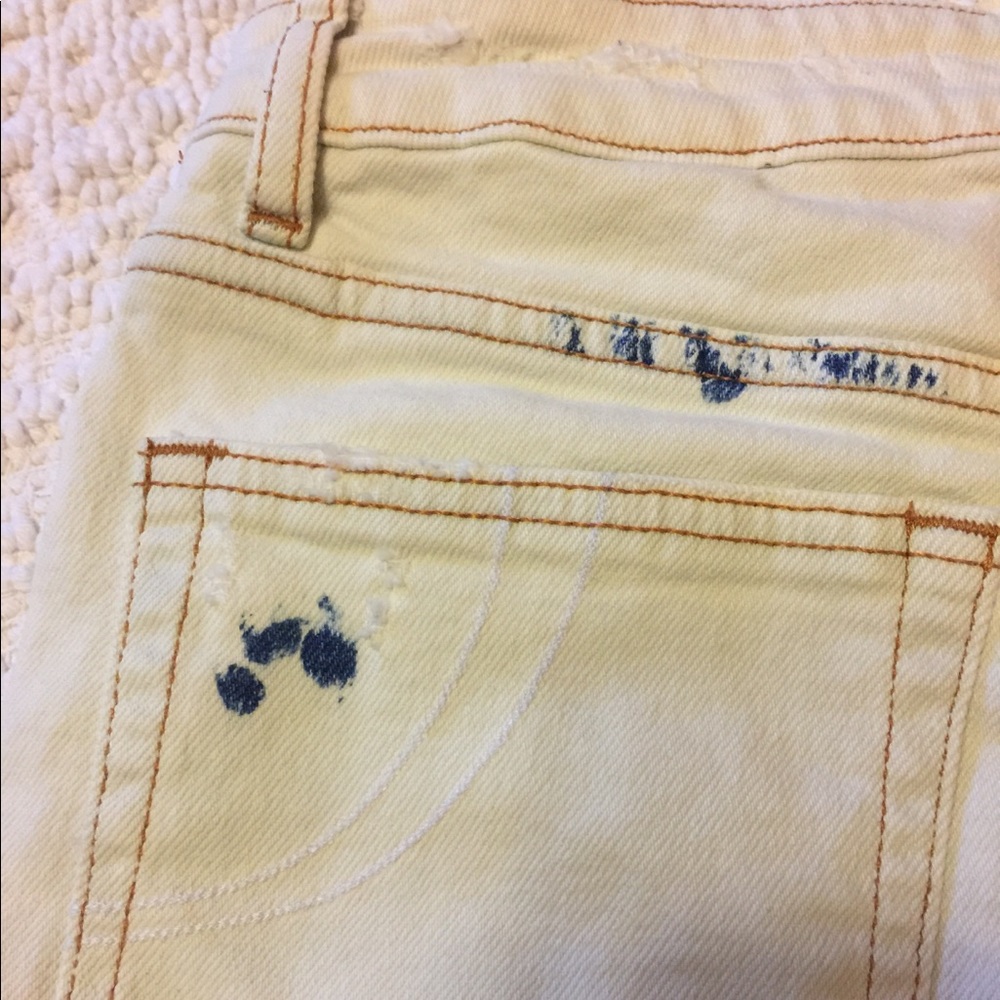- MAJE Paoline Blanc Straight 10.5 Rise Jeans - Picture 10 of 13